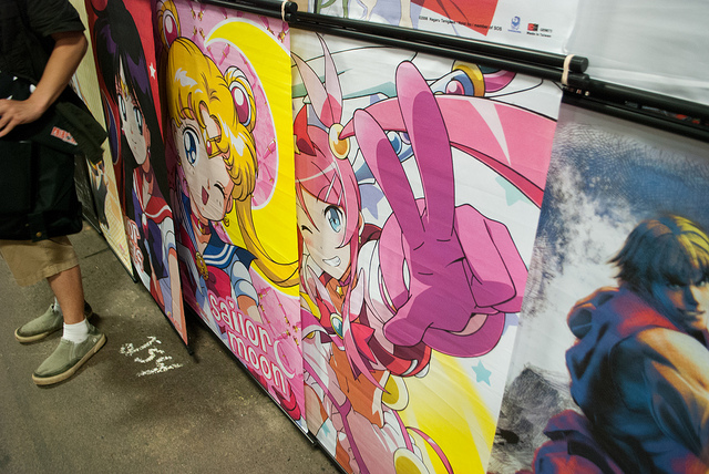 Why does anime wall art come on scrolls?